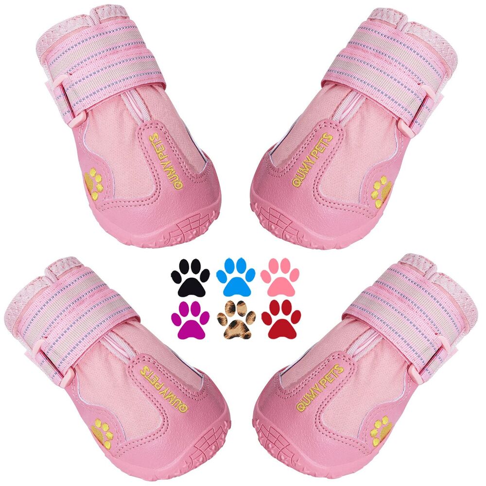 Dog Shoes for Large Dog Boots & Paw Protectors for Snow & Hot Pavement